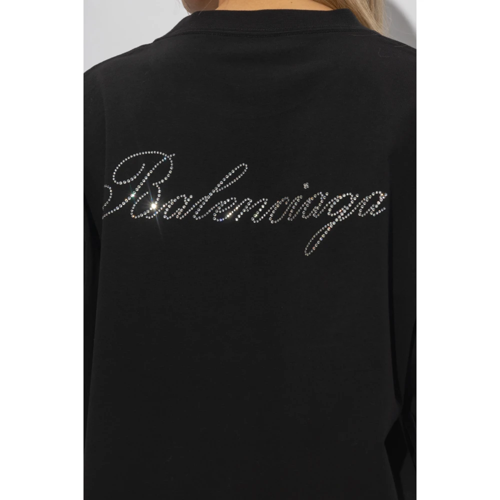 Balenciaga Oversized T-shirt Black Dames