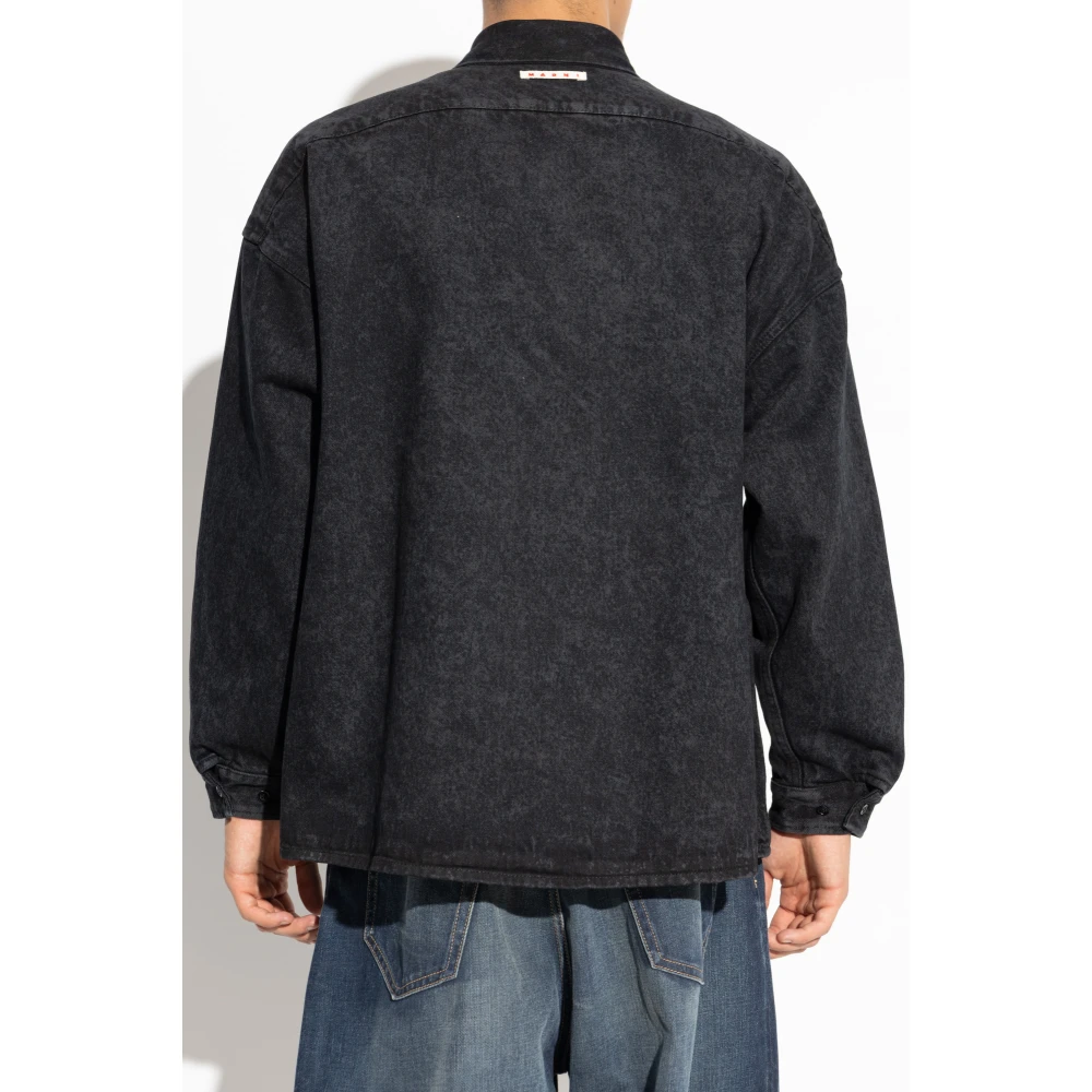 Marni Denim overhemd Gray Heren