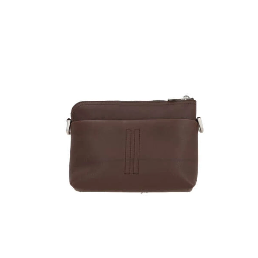 Rick Owens Bruine Leren Crossbodytas Brown Dames