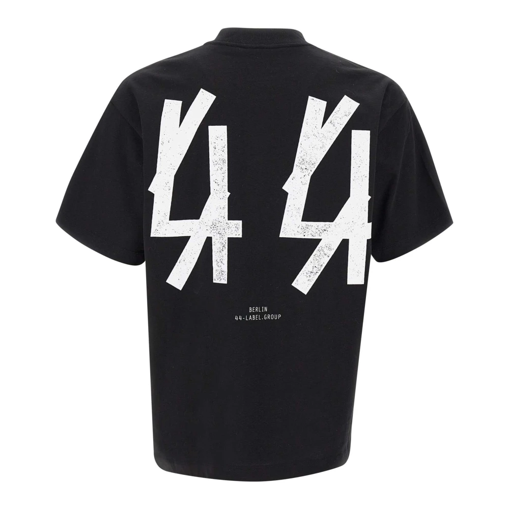 44 Label Group T-shirt met ronde hals Black Heren