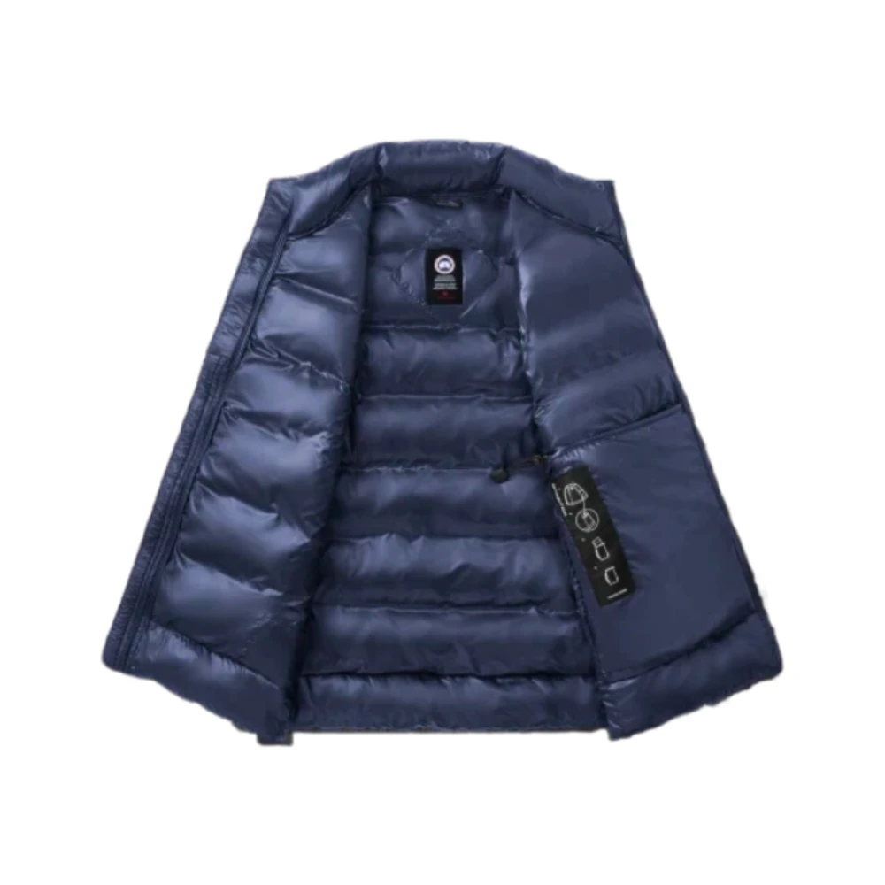 Canada Goose Marineblauwe Crofton Mouwloze Donsvest Blue Heren
