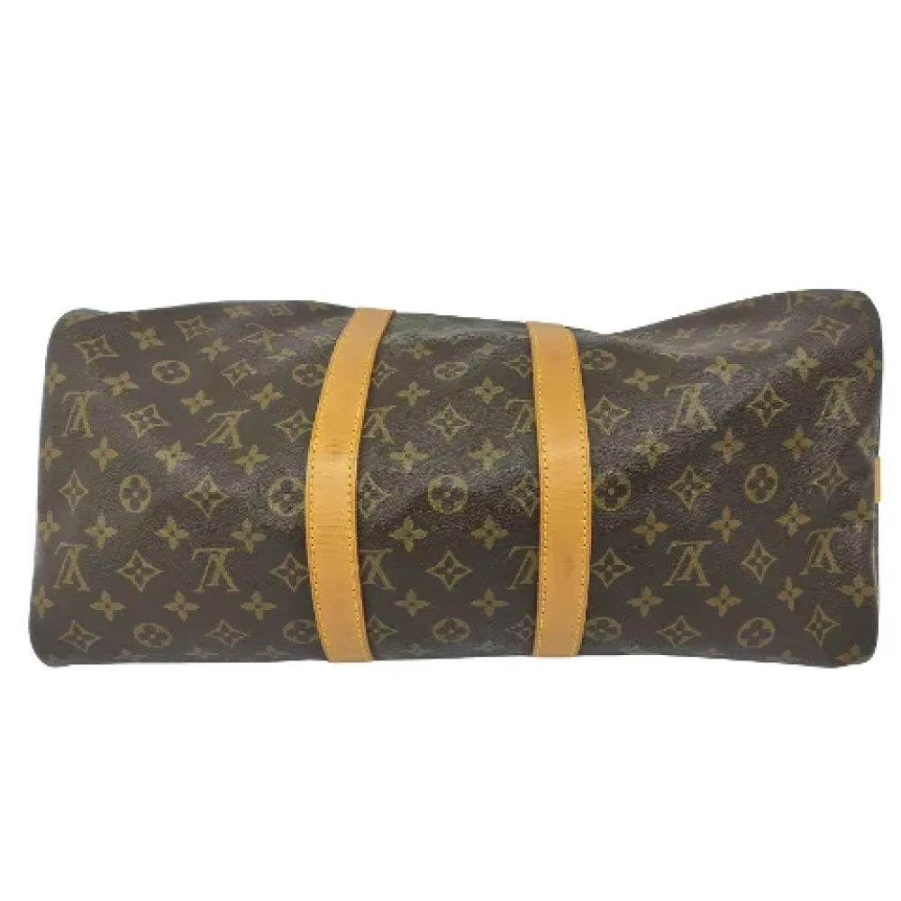 Louis Vuitton Vintage Pre-owned Leather travel-bags Brown Dames