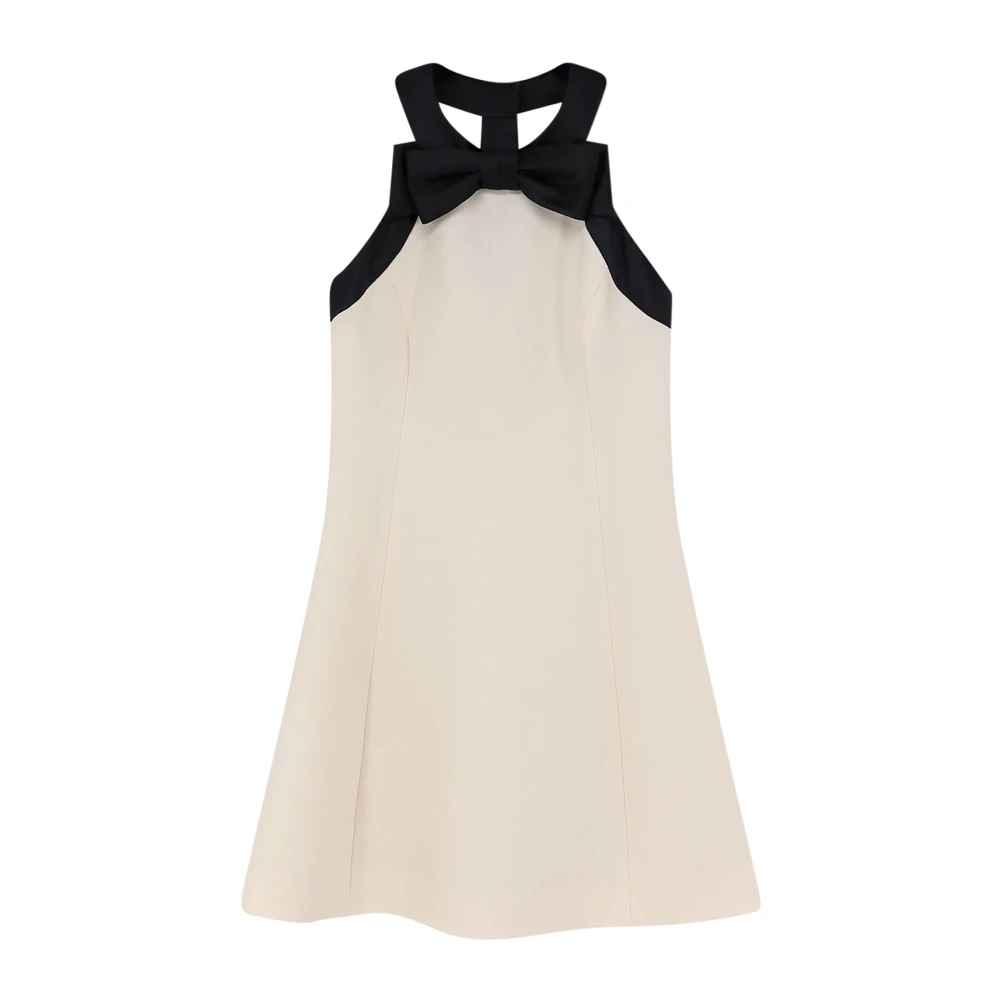 Valentino Vestido Corto Dresses Mujer Beige Xs