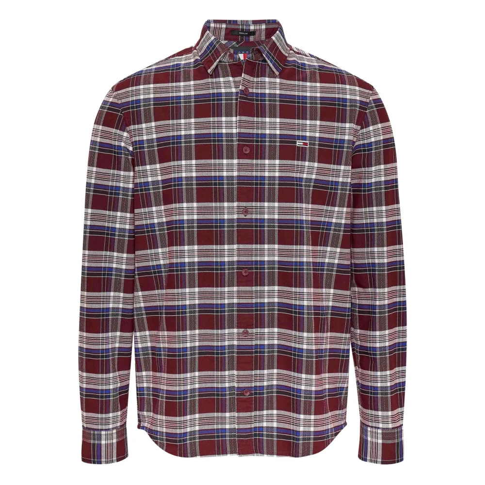 TOMMY JEANS Geruit overhemd TJM REG OXFORD CHECK SHIRT