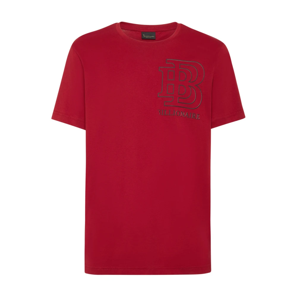 Billionaire Casual Katoenen T-shirt met Uniek Ontwerp Red Heren