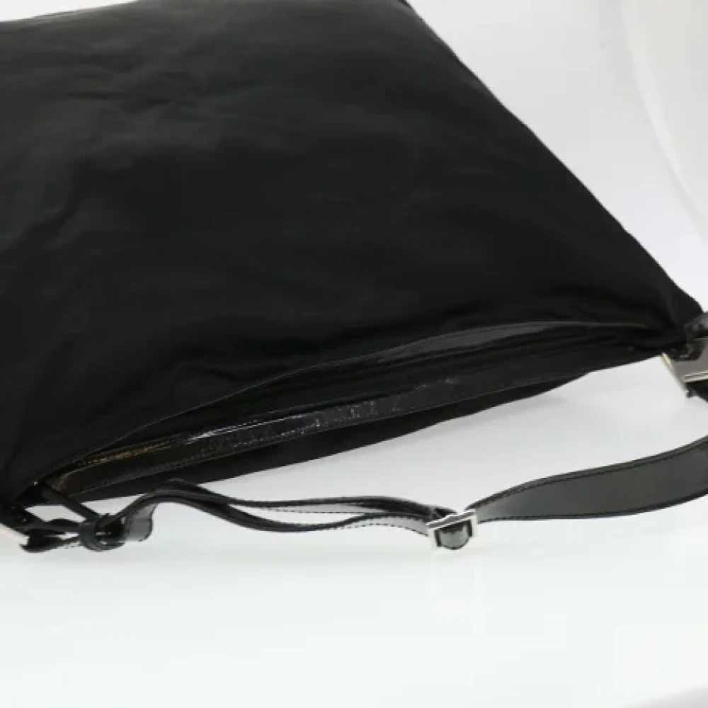 Gucci Vintage Pre-owned Nylon travel-bags Black Dames