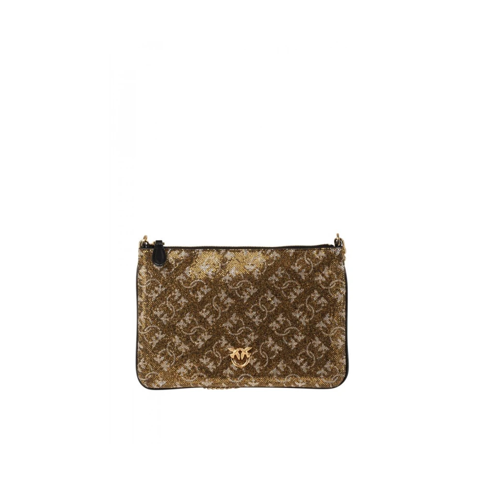 pinko Kleine Lederwaren Brown Dames