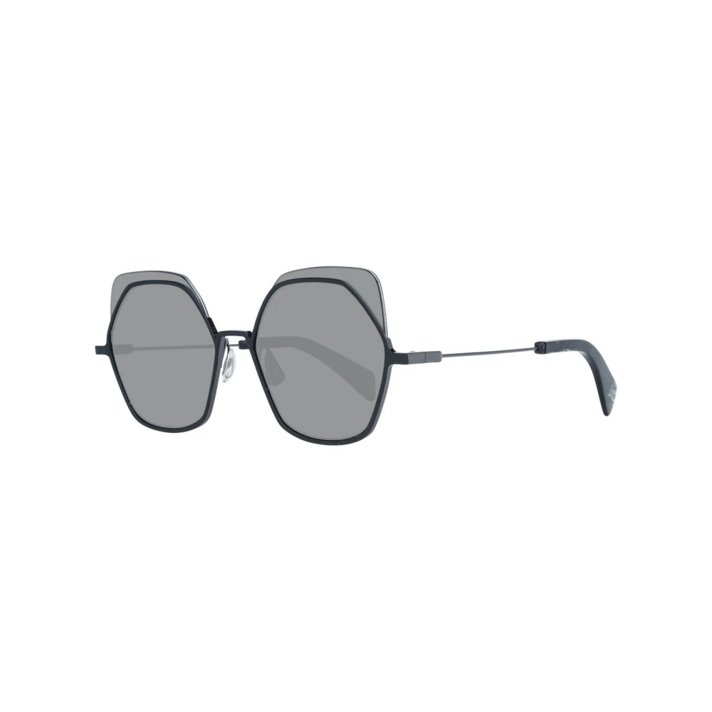Yohji Yamamoto Women's Black Sunglasses With Uva/Uvb Protection
