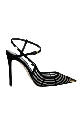 Pumps med tåhätta