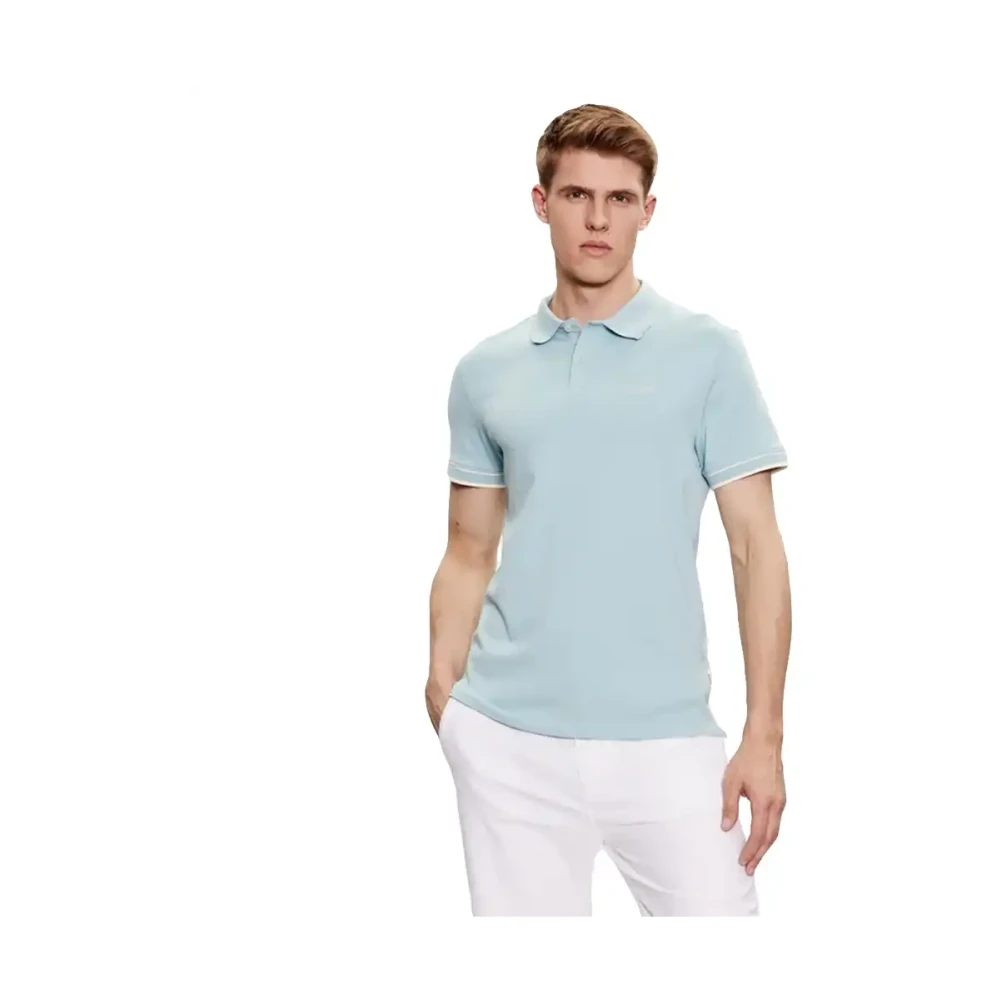 Guess - Tops > Polo Shirts - Blue - Guess - Modalova