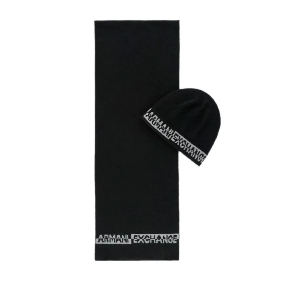 Armani Exchange Uomo Nero Accessori, Taglia Unica, New,