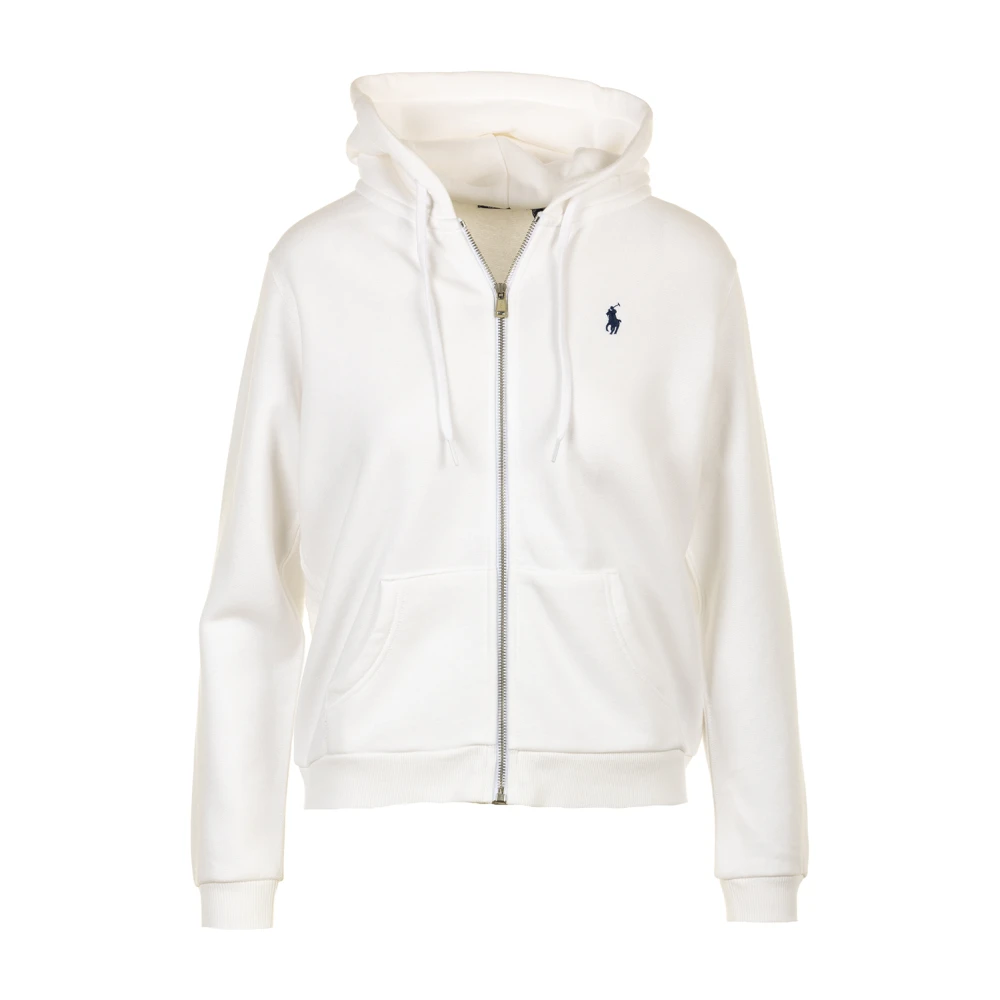 Ralph Lauren Vit Tröja Sweatshirt White, Dam