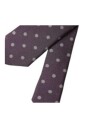 cravate-en-soie-a-pois-violets