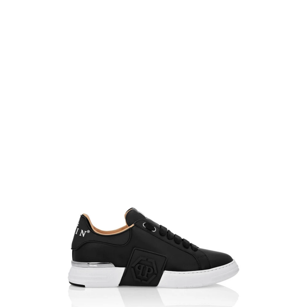 Philipp Plein Phantom Kick$ Lo-top Sneakers Heren Schoenen Zwart