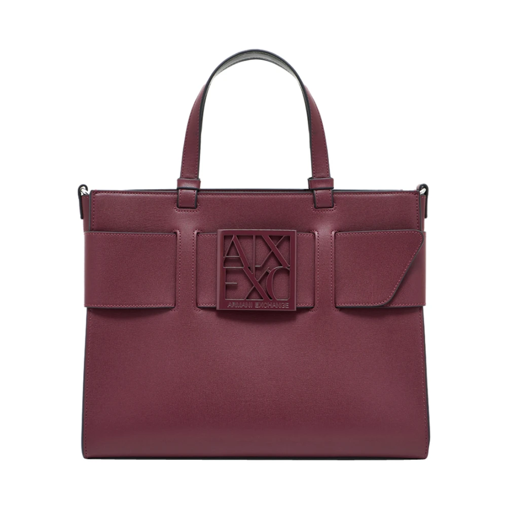 Armani Exchange Vrouw Rood Shopper Bag