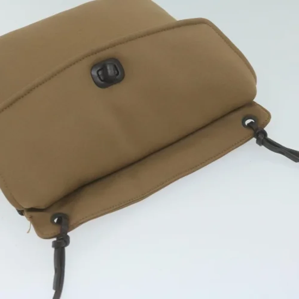 Miu Pre-owned Canvas shoulder-bags Brown Dames