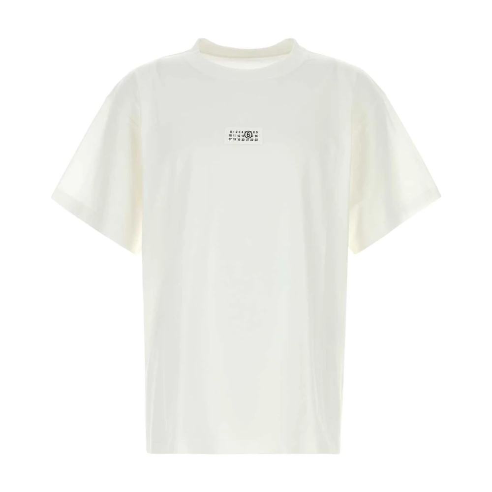 Mm6 Maison Margiela Men's White Oversize Cotton T-Shirt