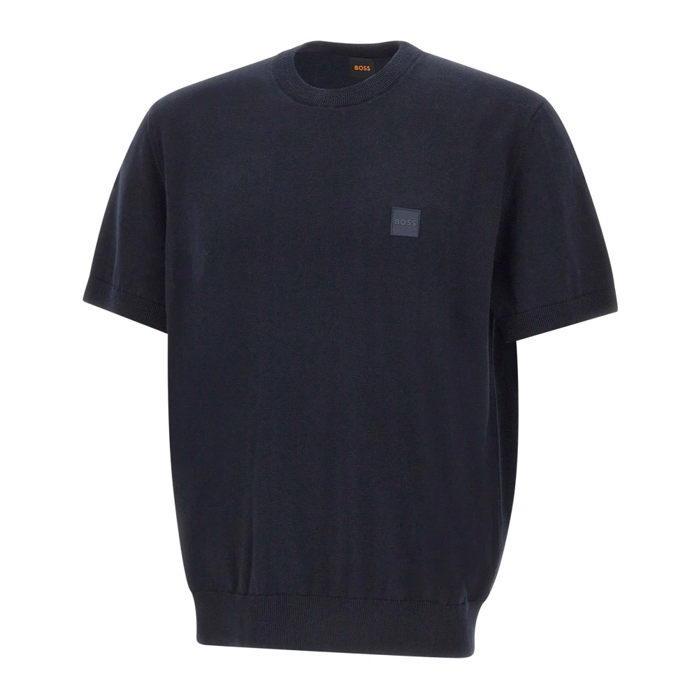 Hugo Blue Kanacho Crew Neck Knit - Male - Round-Neck Knitwear - 3XL - Knitwear