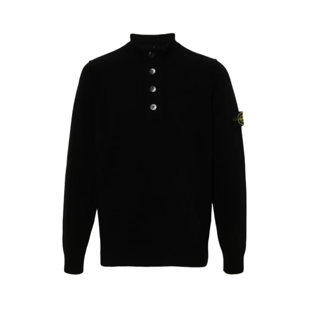 Stone Island Svarta Herrtröjor Black, Herr