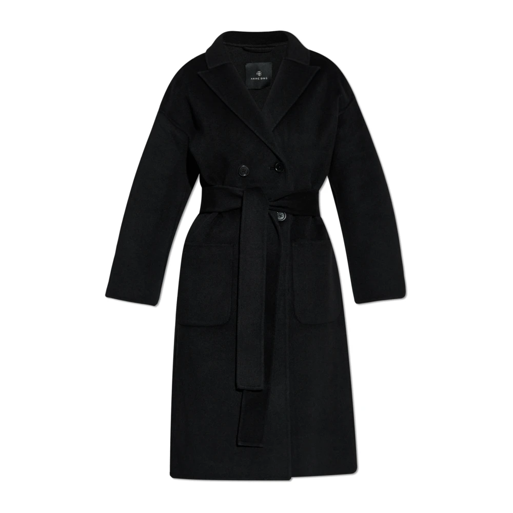 Anine Bing Donna Nero Cappotti, S, New,