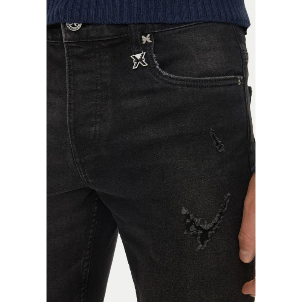 John Richmond Heren Riven Jeans Gray Heren