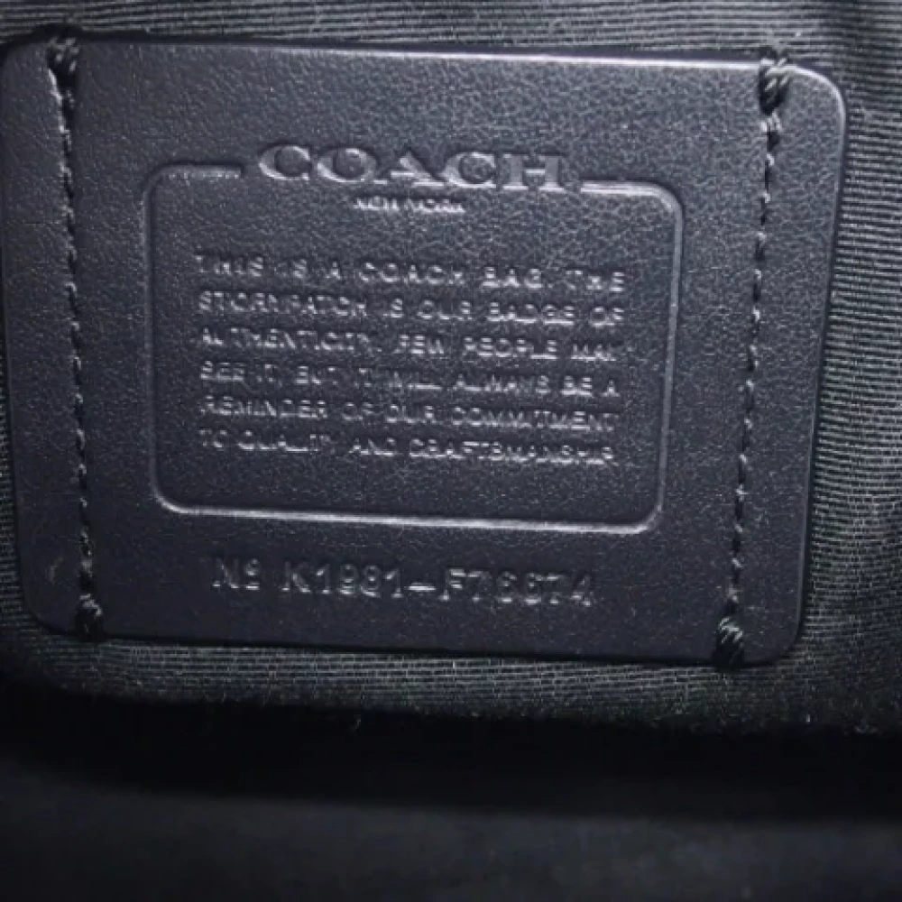 Coach Pre-owned Coated canvas shoulder-bags Brown Dames