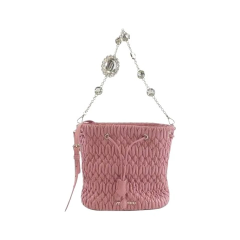 Pre-owned > Pre-owned Bags > Pre-owned Bucket Bags - - Miu Miu Pre-owned - Modalova