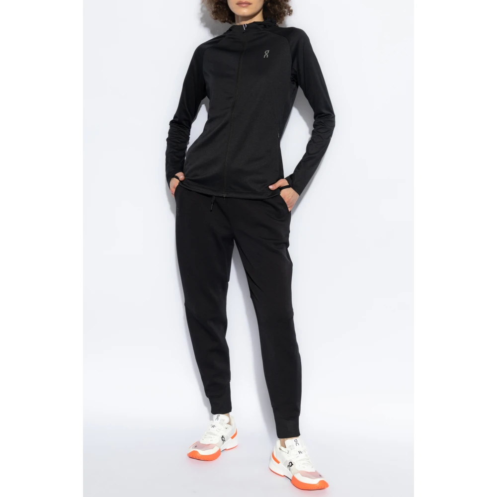 ON Running Klimaat trainings sweatshirt Black Dames