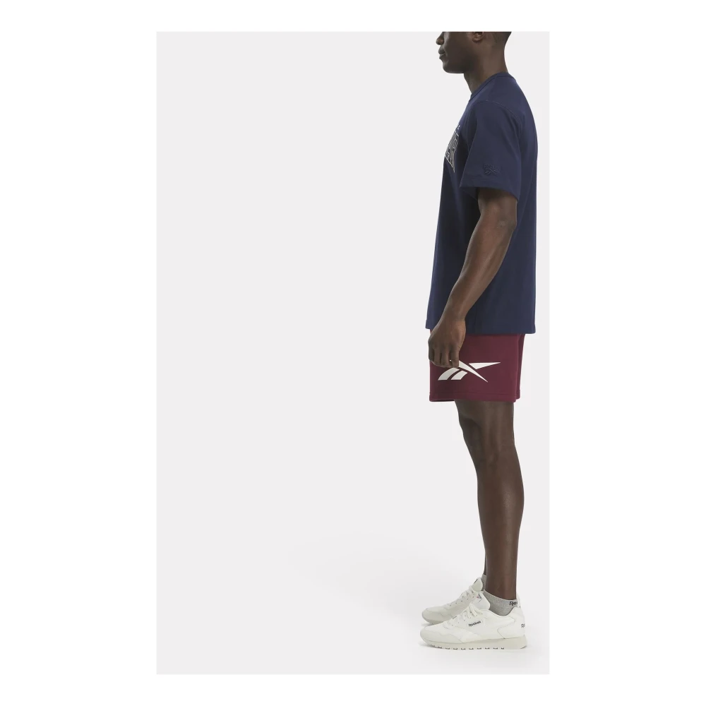 Reebok Klassieke Korte Mouw Tee Blue Heren