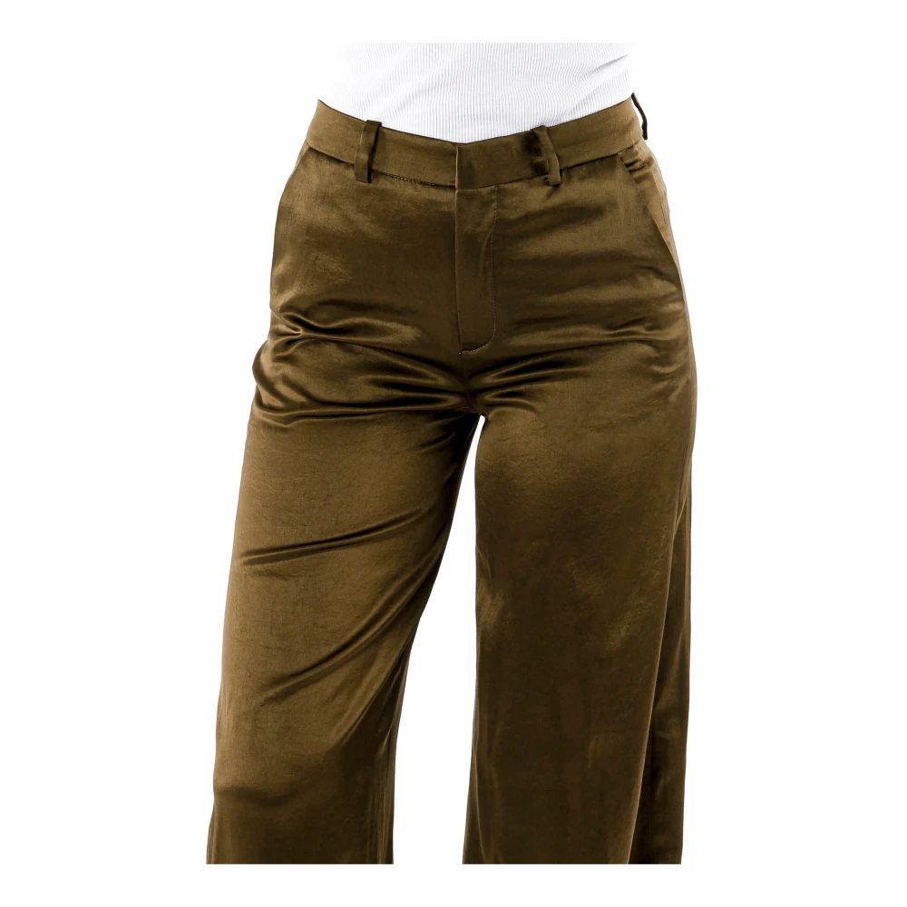 drykorn Casual Wide Leg Broek Green Dames