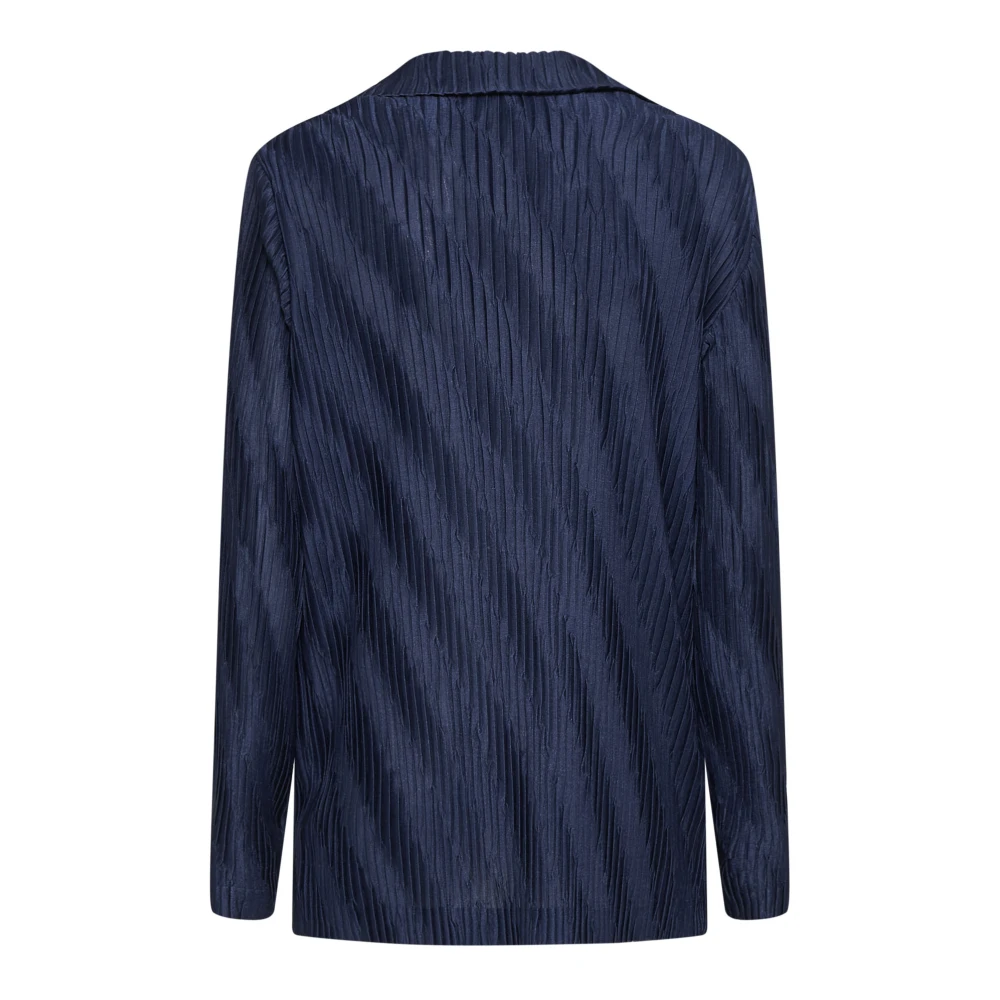 Giorgio Armani Stijlvolle Jassen voor Mannen Blue Dames