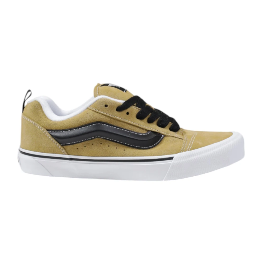 Vans Men's Brown Sneakers,, Classic Leather Shoes Collection Size 7 Uk