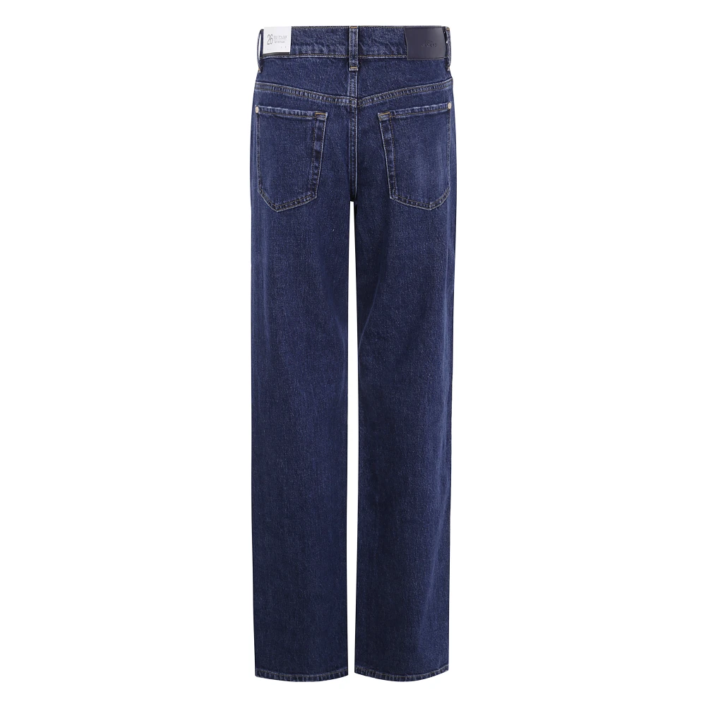 7 For All Mankind Jeans Straight Bleu Blue Dames