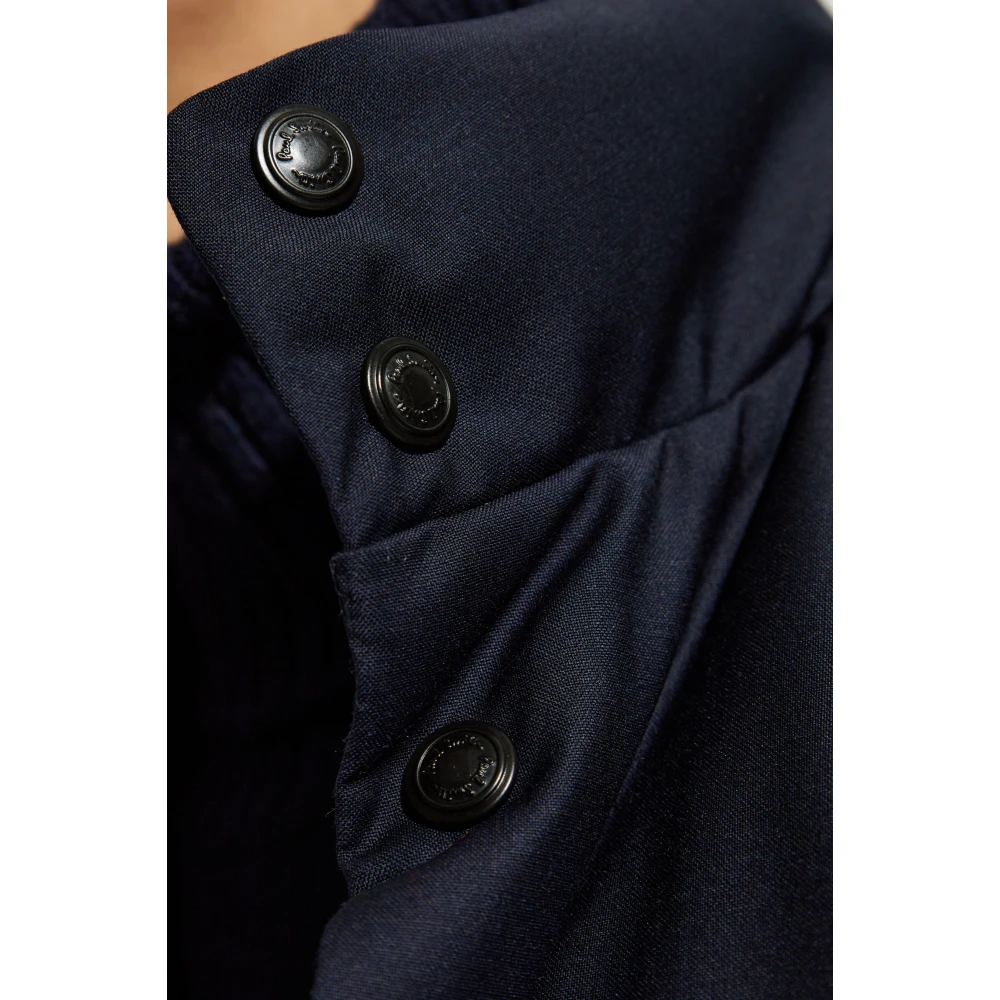 Paul Smith Vest met opstaande kraag Blue Heren