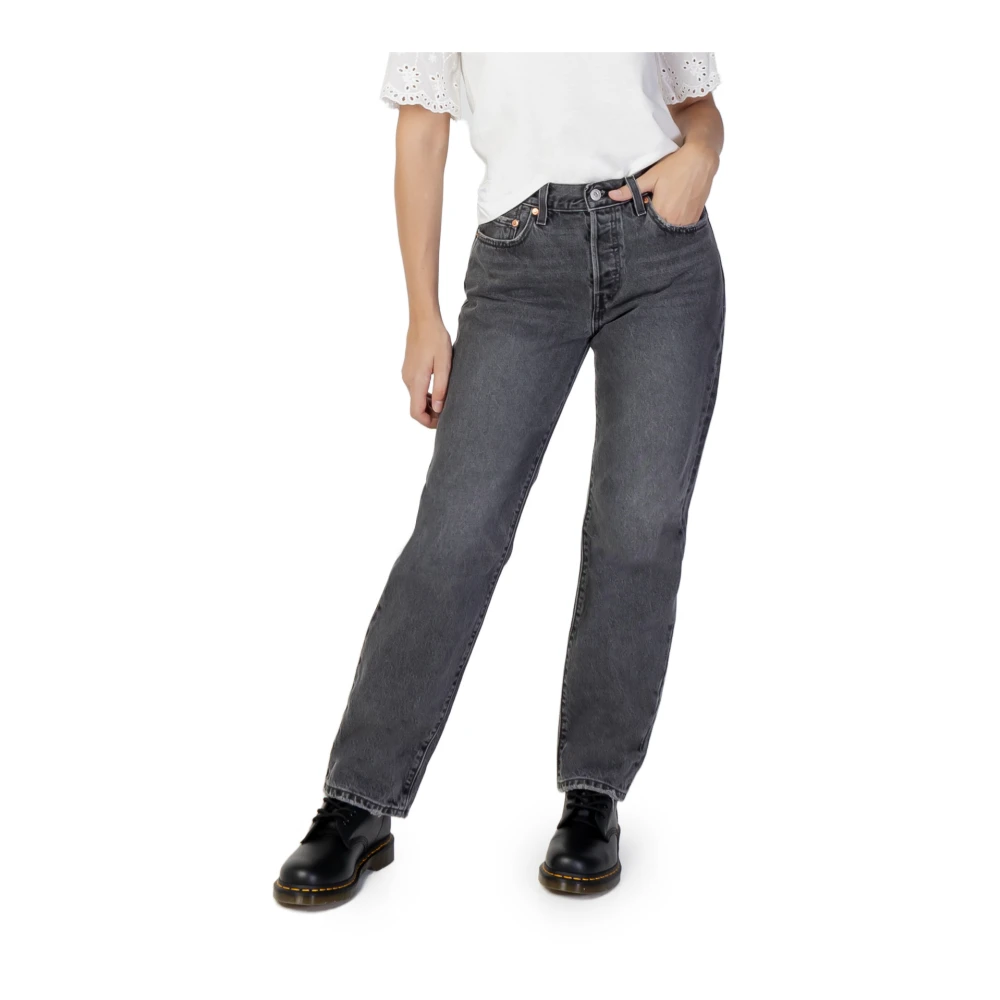 Levi's Women's Black Loose Fit Jeans, W31 L30, Straight Jeans