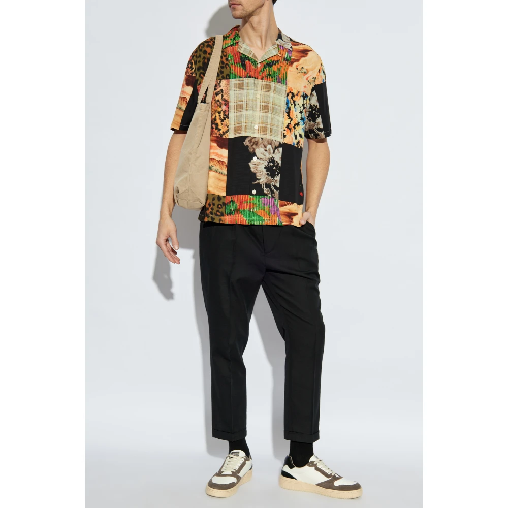 AllSaints Gestreept overhemd Patche Multicolor Heren