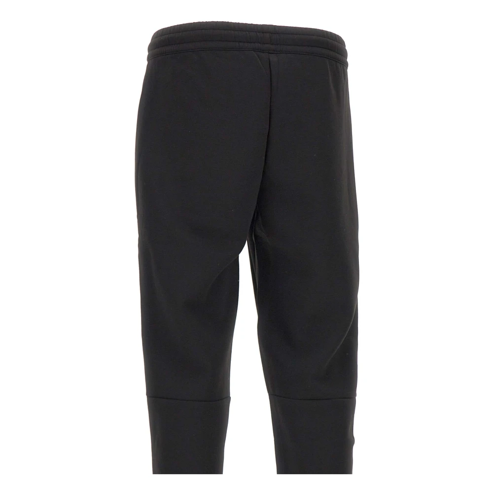 Emporio Armani EA7 Zwarte Viscose Blend Jogger Broek Black Heren