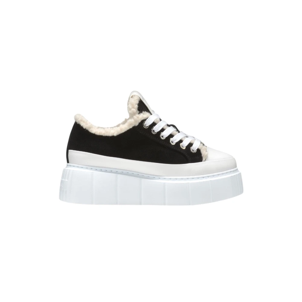 Inuikii Matilda Curly Zwarte Schoenen Dames Schoenen