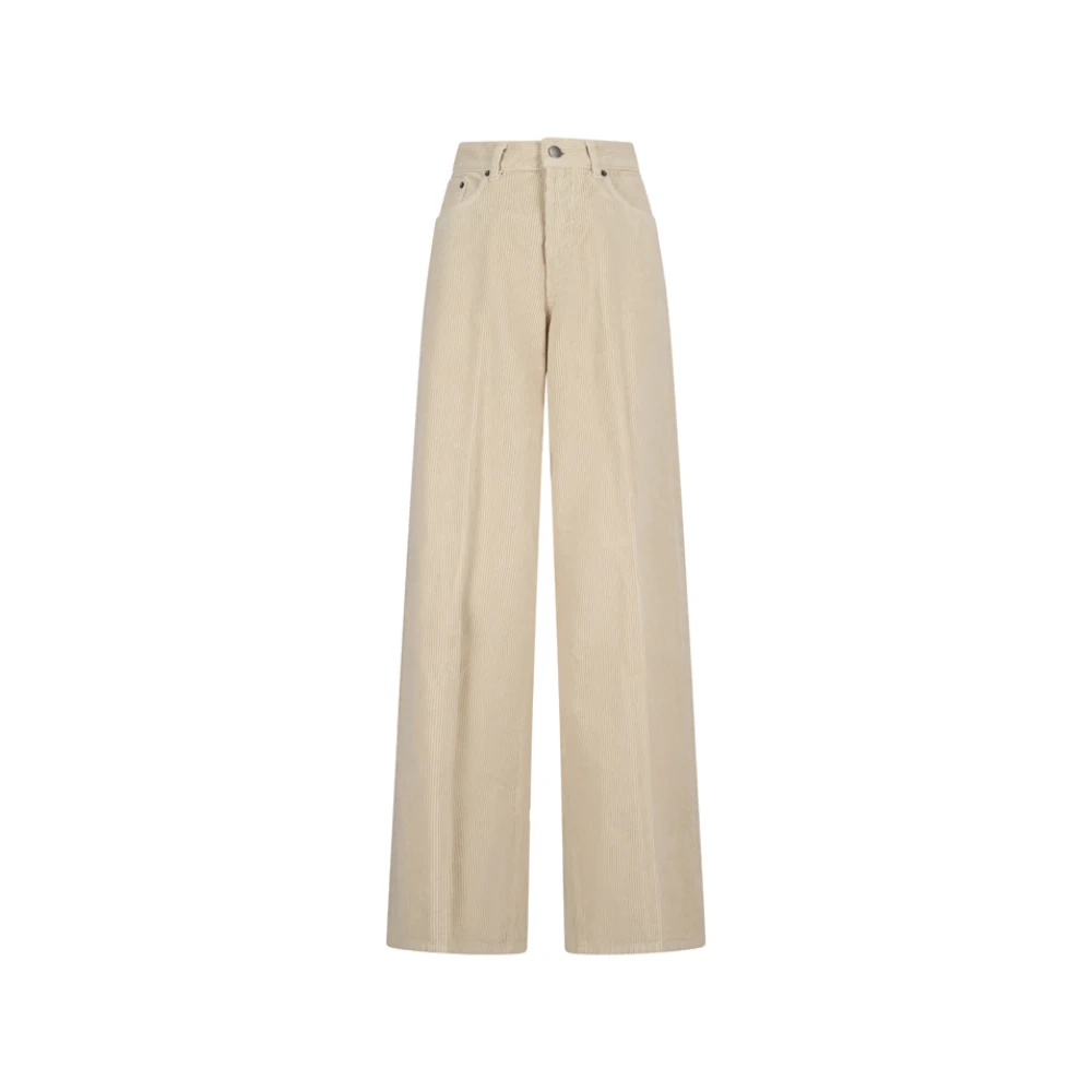 Haikure Women's Beige Bethany Velvet Vic Jeans - Wide Trousers - W31 - Trousers