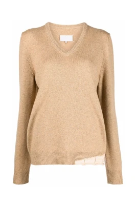 Beige Mohair Cashmere Silk Sweater