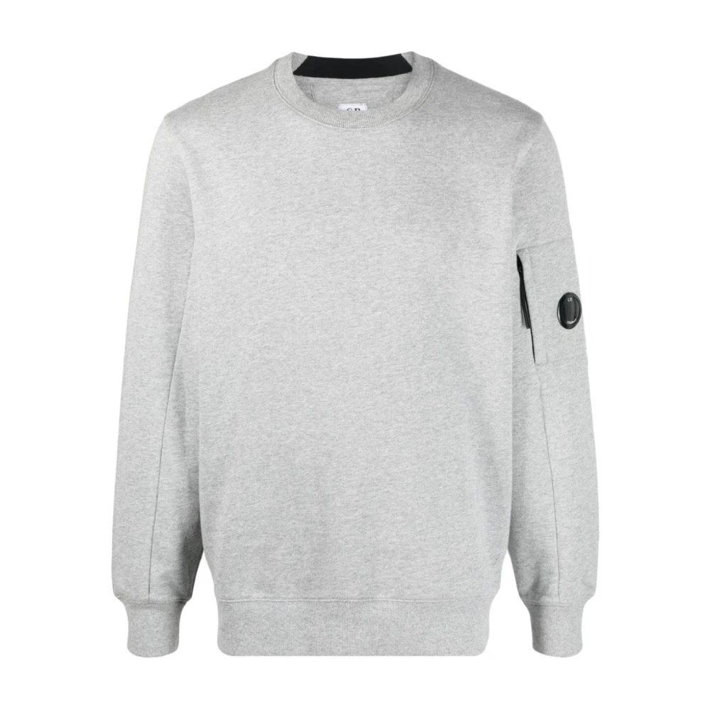 C.p. Company Men's Gray Patch Cotton Sweatshirt - Sweatshirts - 2XL - Sweatshirts & Hoodies