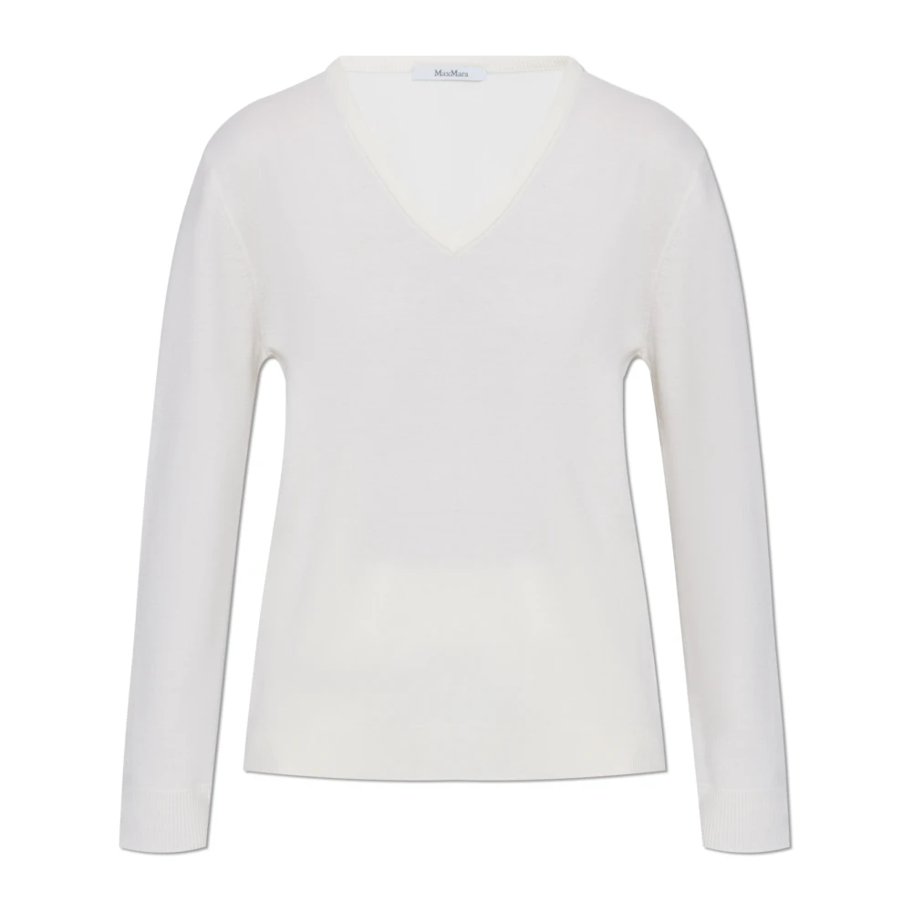 Max Mara Wollen trui White Dames