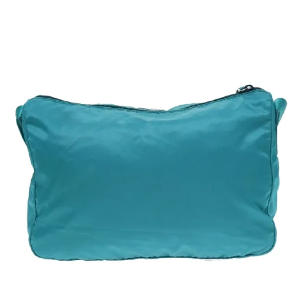 Prada Vintage Pre-owned Fabric prada-bags Blue Dames