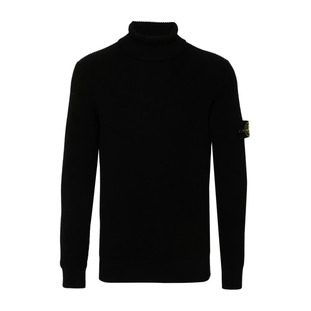 Stone Island Zwarte Sweaters voor Mannen Black Heren