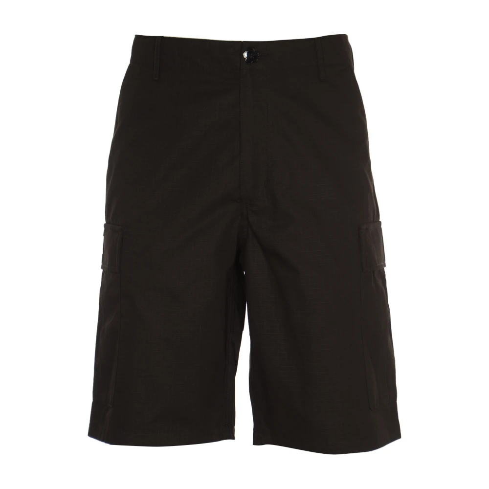 Kenzo Zwarte Cargo Workwear Shorts Black Heren