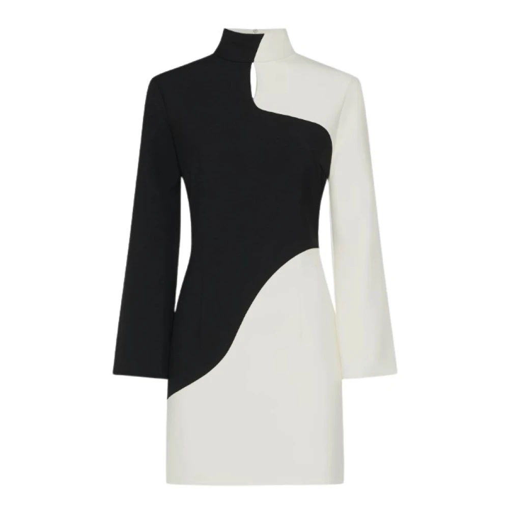 Simona Corsellini Korte Bicolor Jurk Multicolor Dames