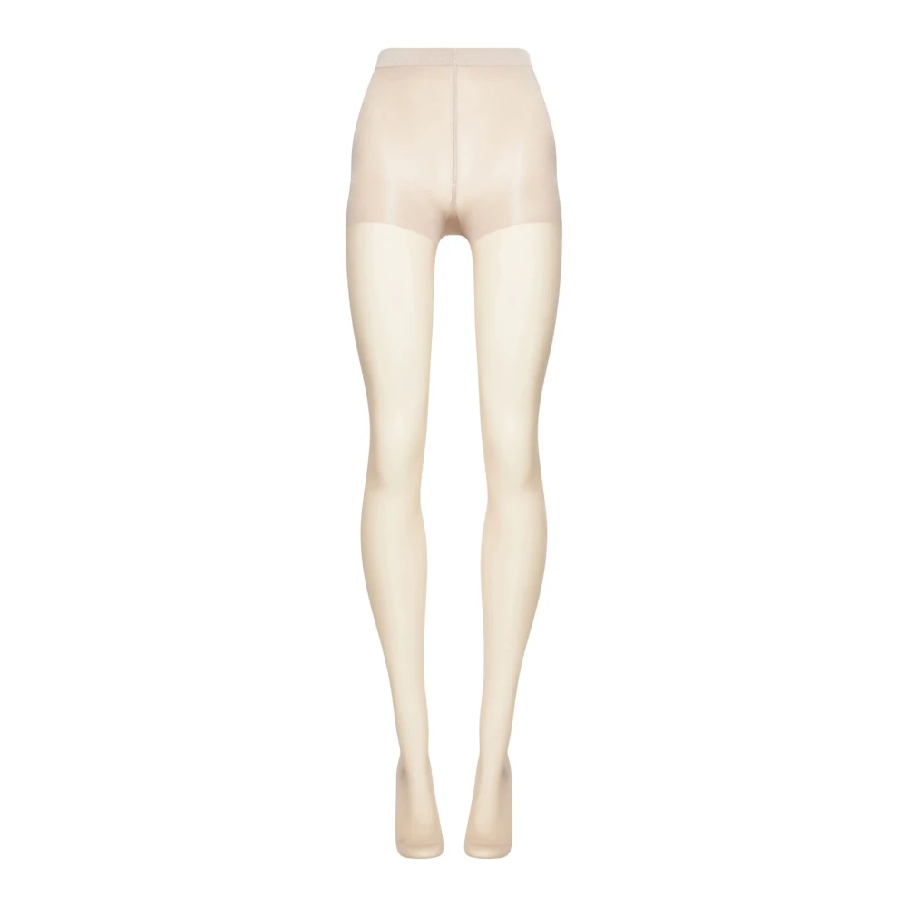 Wolford Beige Individual 10 Control Top Tights - Female - Tights - L - Underwear
