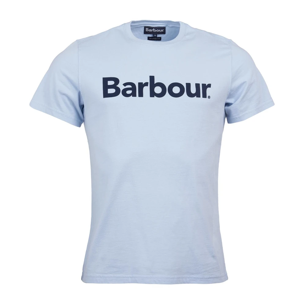 Barbour Essentiële Katoenen T-Shirt Blue Heren