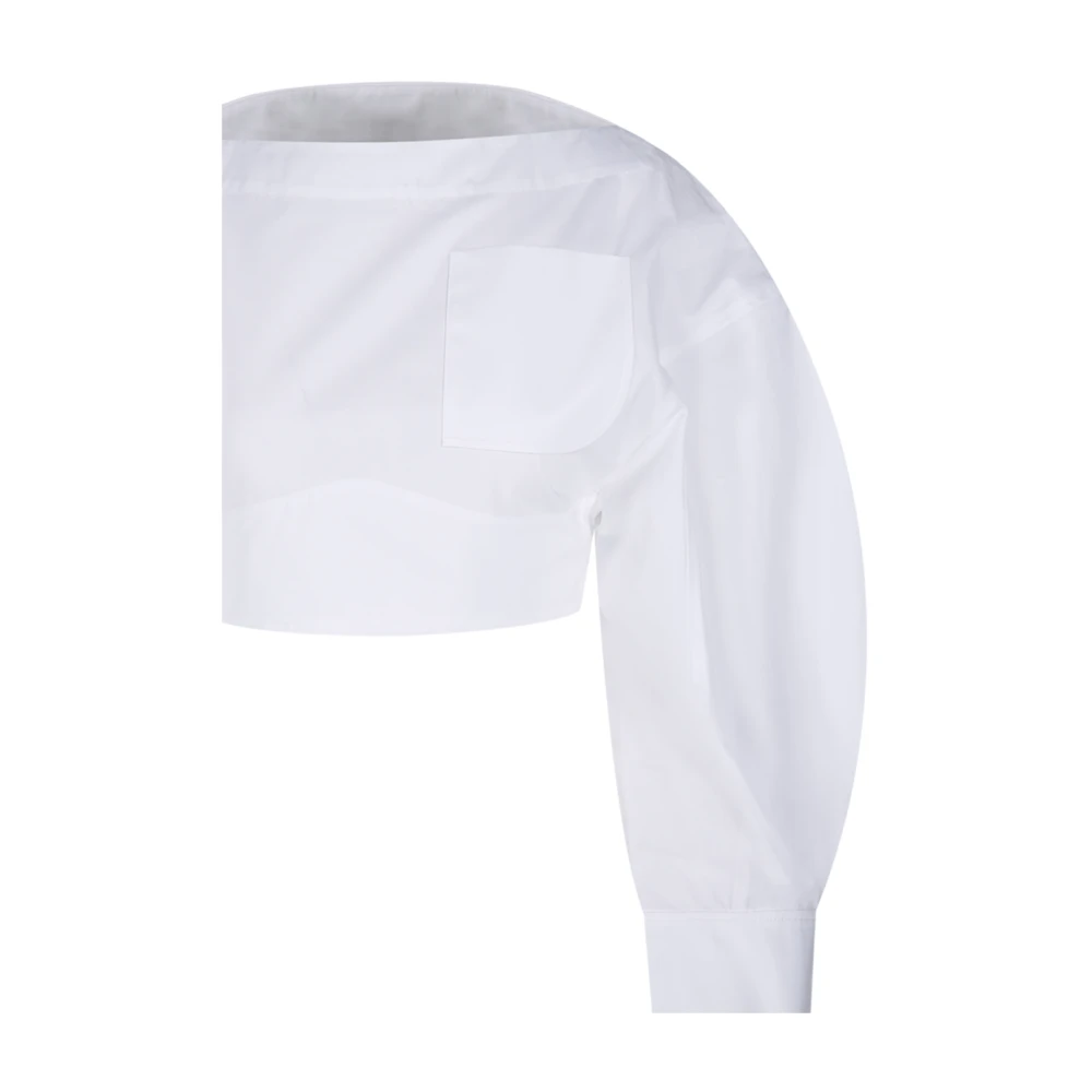 Jacquemus Witte Top met Stijl 'LE Haut Casaco' White Dames