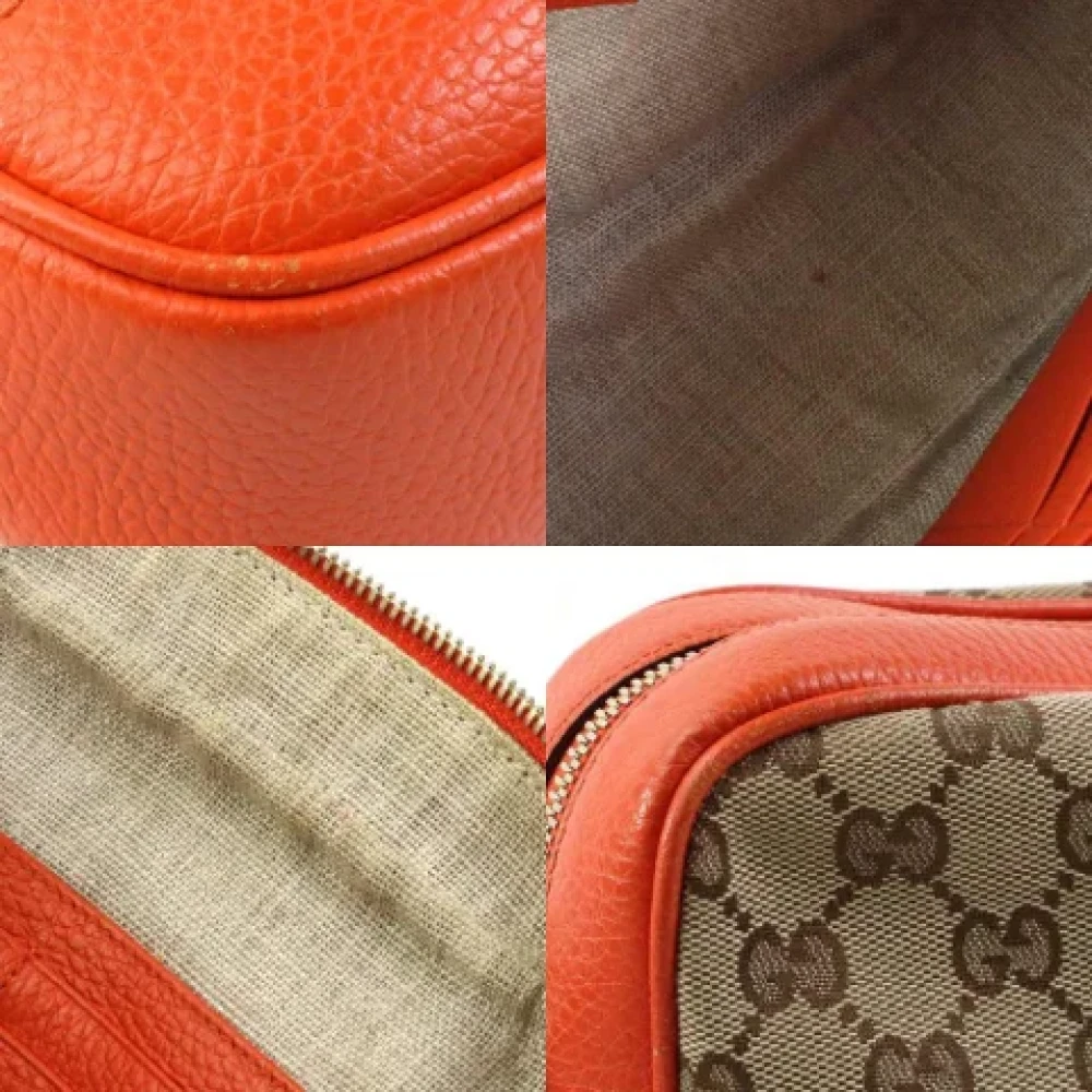 Gucci Vintage Pre-owned Leather gucci-bags Brown Dames